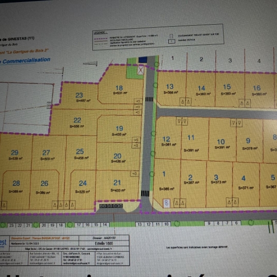  CKIEL IMMOBILIER : Terrain | GINESTAS (11120) | 135 m2 | 86 000 € 