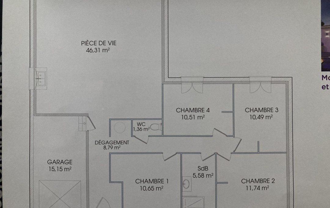 CKIEL IMMOBILIER : Ground | GINESTAS (11120) | 150 m2 | 95 000 € 