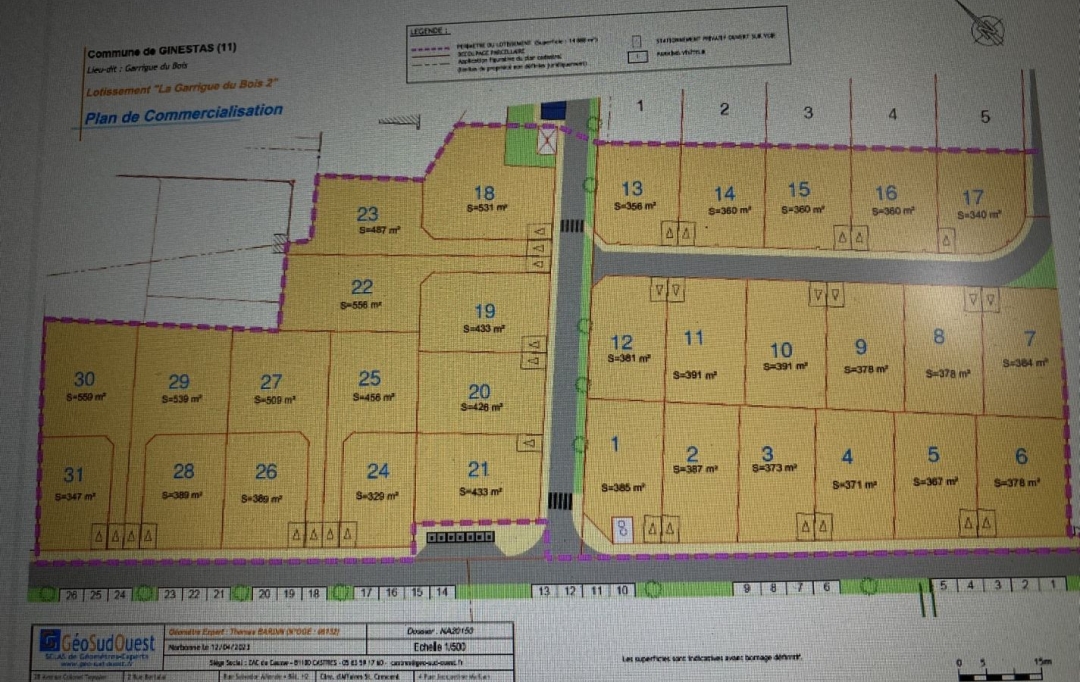 CKIEL IMMOBILIER : Terrain | GINESTAS (11120) | 135 m2 | 86 000 € 