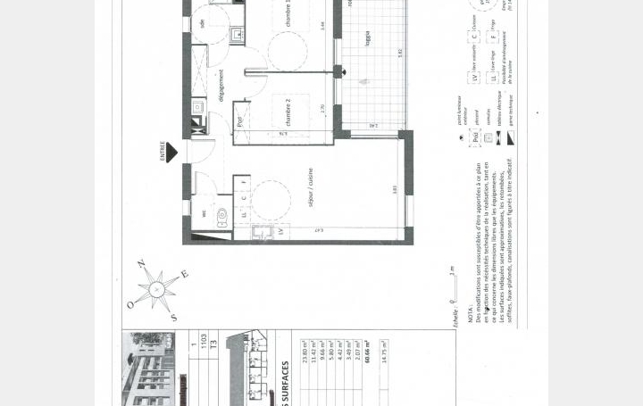 CKIEL IMMOBILIER : Appartement | BEZIERS (34500) | 60 m2 | 168 400 € 